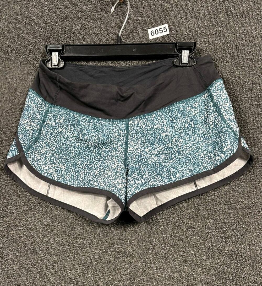 Lululemon Speed Short Womens Size 4 Pebble Print Stretch Athleisure